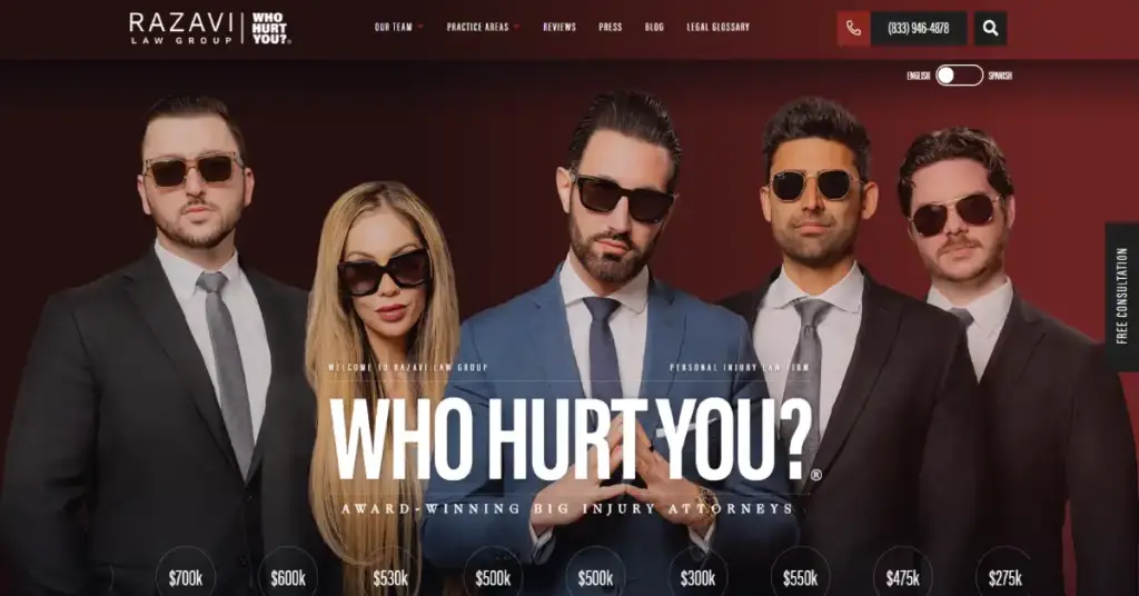 Razavi Law Group | Who Hurt You?
